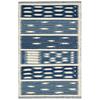 Dash and Albert Big Sur Woven Rug - Ivory/Indigo - Thumbnail 1