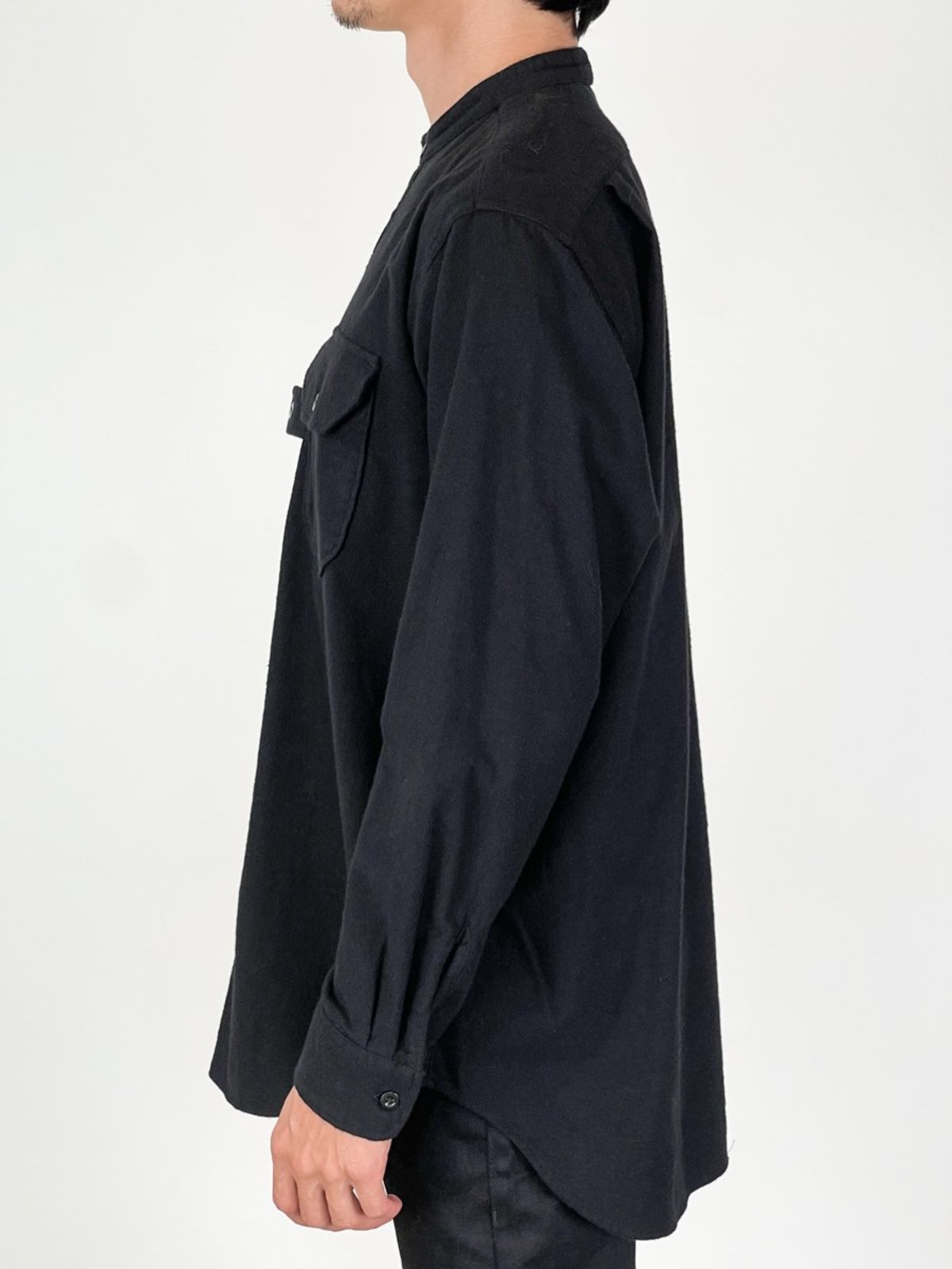 Engineered Garments BANDED COLLAR SHIRT | Garmentory
