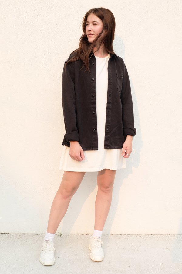 jungmaven rae line dress Jungmaven Rae Line Dress - Canvas