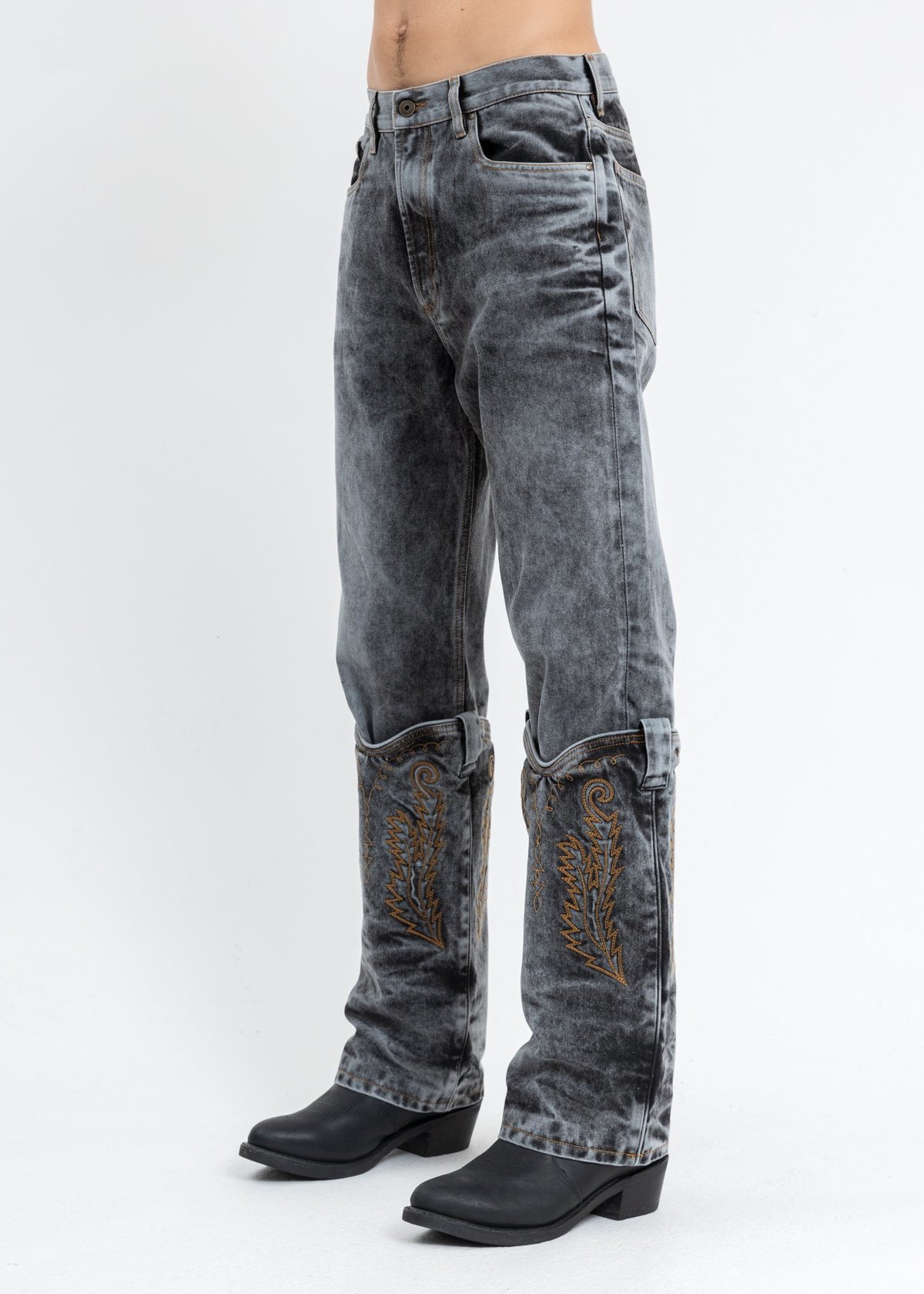 Black-Acid-Wash-Cowboy-Cuff-