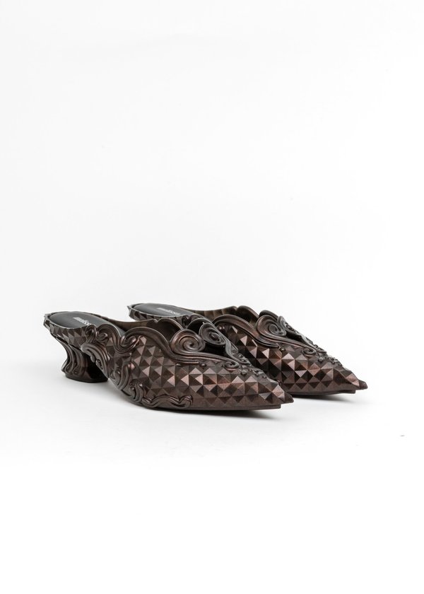Y/project Melissa Edition Jelly Point Mules - Bronze | Garmentory