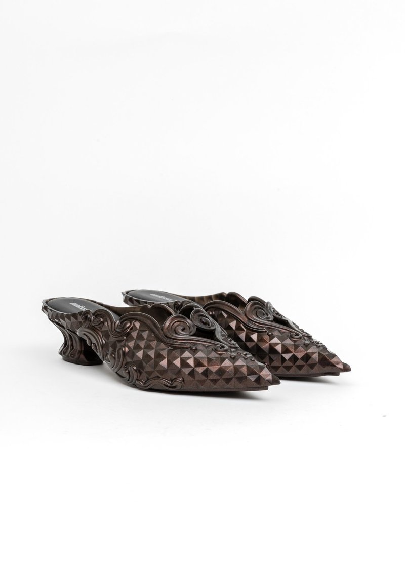 Y/project Melissa Edition Jelly Point Mules - Bronze | Garmentory
