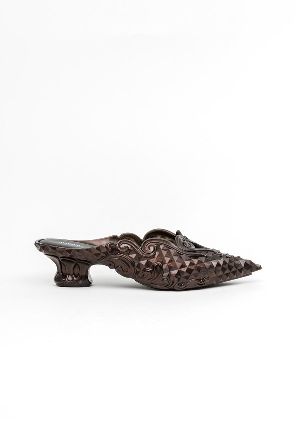 Y/project Melissa Edition Jelly Point Mules Bronze