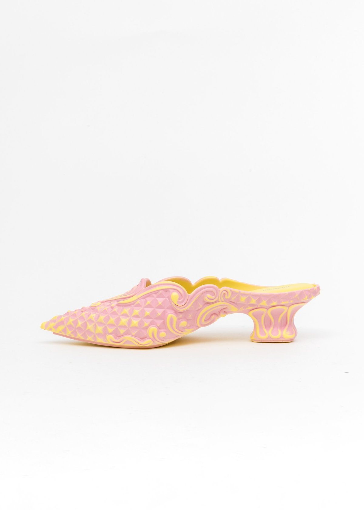Y/project Melissa Edition Jelly Point Mules - Pink/Yellow | Garmentory