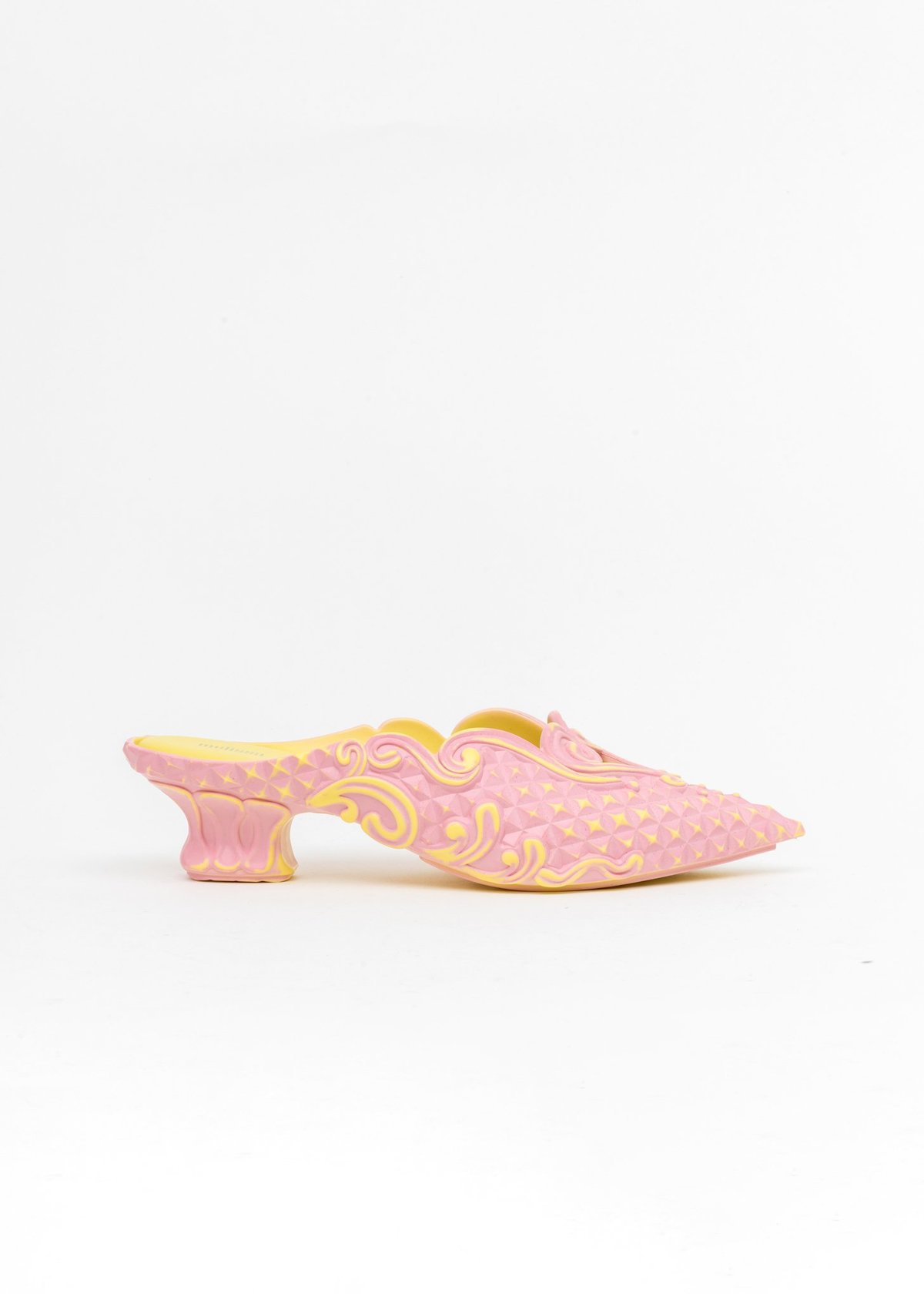 Y/project Melissa Edition Jelly Point Mules - Pink/Yellow | Garmentory