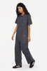 Lacausa Lucky Jumpsuit - Charcoal Railroad - Thumbnail 2