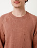 Our Legacy Raglan Roundneck Moth Raspberry Linen - Thumbnail 4
