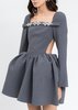 Shushu/Tong Waist Dress - Grey - Thumbnail 3