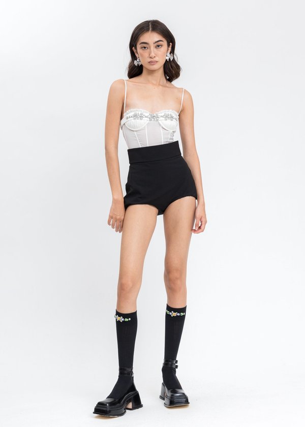 Shushu/Tong Crystal Lingerie - White | Garmentory