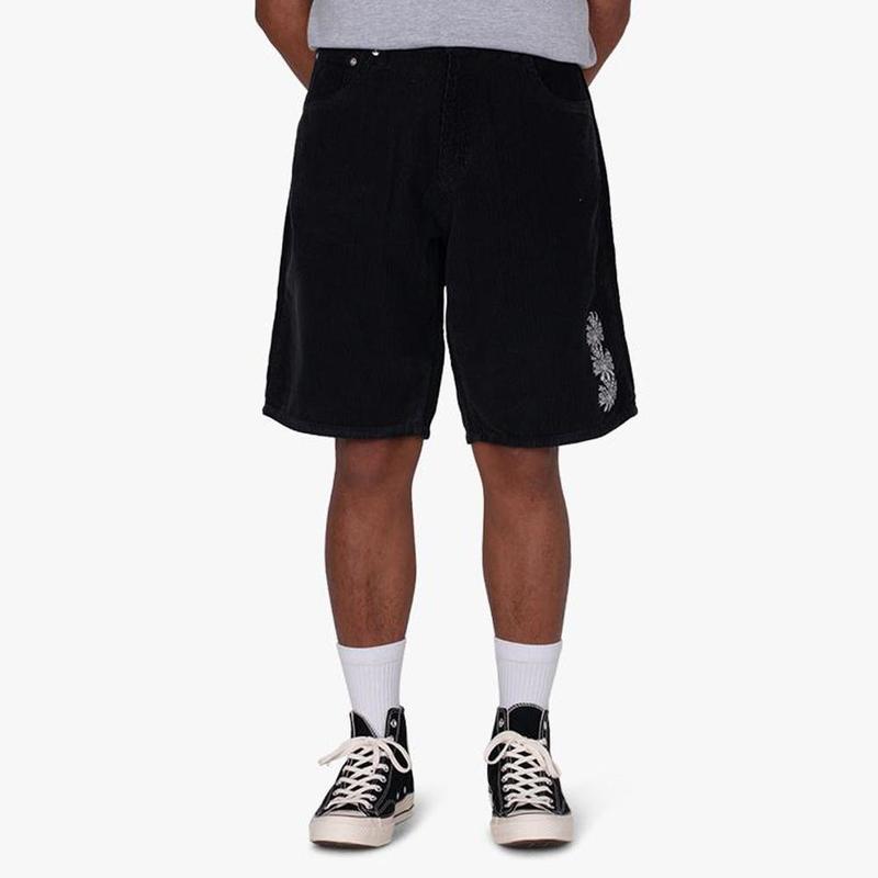 Fucking Awesome Three Spiral Corduroy Short - black | Garmentory
