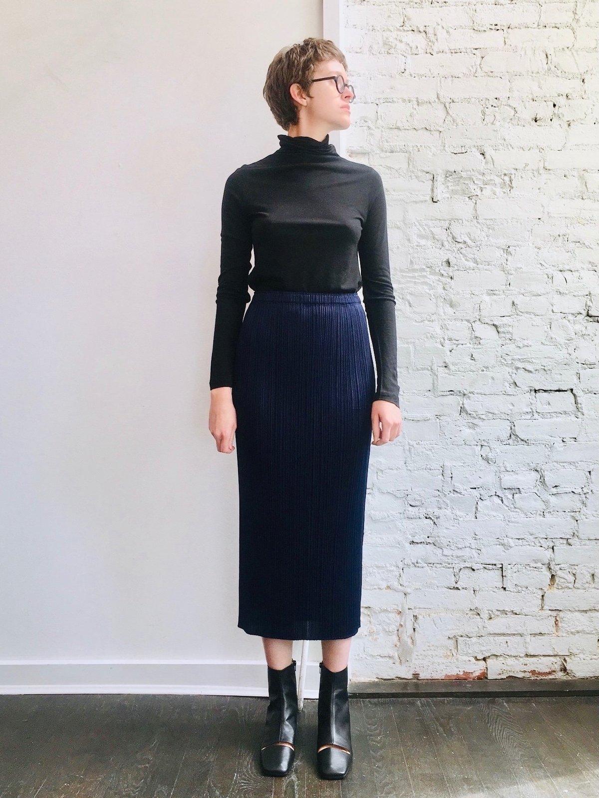 限定値下げ！PLEATS PLEASE / 2025 SS / 美品！ navy Pleats-Please-by-Issey-Miyake-