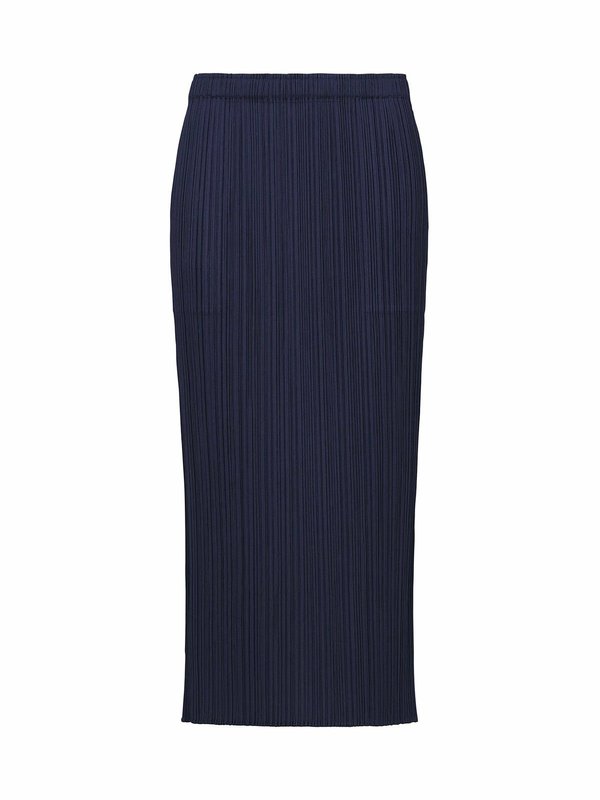★未着用★Pleats Skirt ネイビー New Colorful Basics Skirt in Navy by Pleats Please | Garmentory