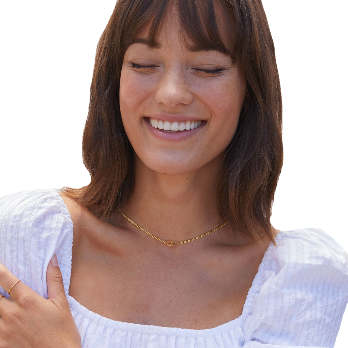 Gorjana Wilder Mini Necklace - Gold - Image 1 of 2