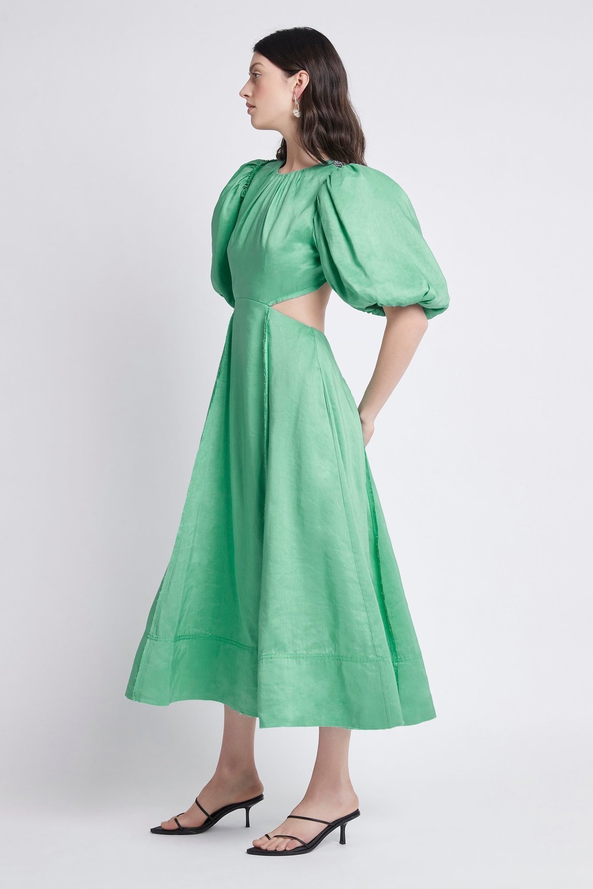 Aje Relic Beaded Midi Dress - Neptune