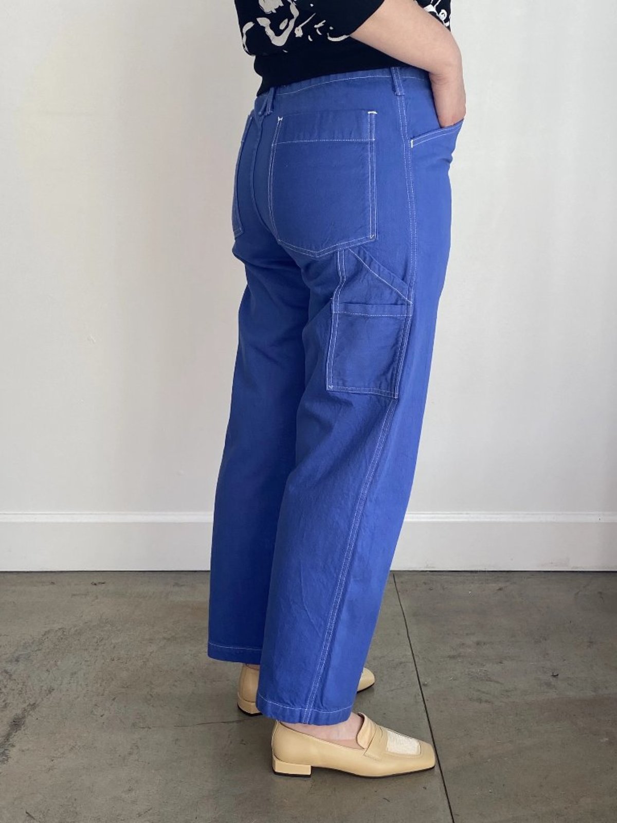 Gravel & Gold Painter Pant - Cornflower - Image 1 of 4
