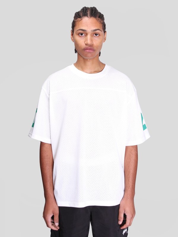 Stussy Mesh Football Jersey - Natural | Garmentory