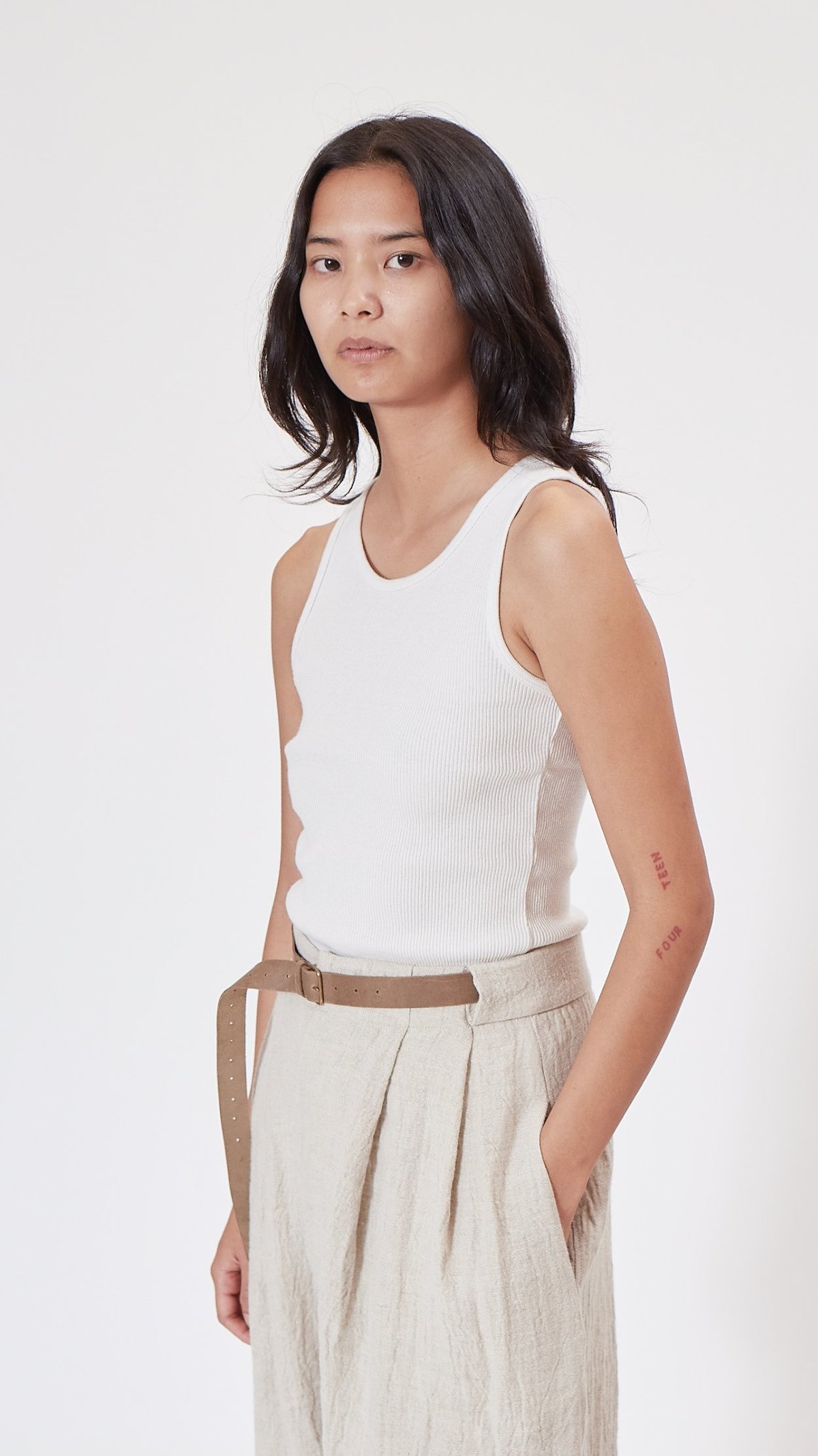 Lauren Manoogian Raw Belt - Burnt Umber | Garmentory