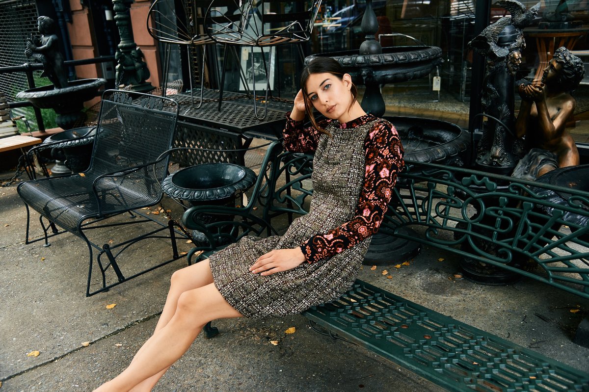 chanel brown dress Maddie Short Sleeve Dress main image 1
