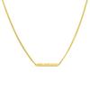 Sierra Winter Jewelry Warrior Script Necklace - Gold Vermeil - Thumbnail 2