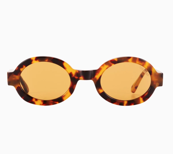 Poppy Lissiman Retro Tortoise Shell Square Sunglasses With Brown Lenses - Vintag Tortoise Shell Sunglasses – Poppy Lissiman US main image 4