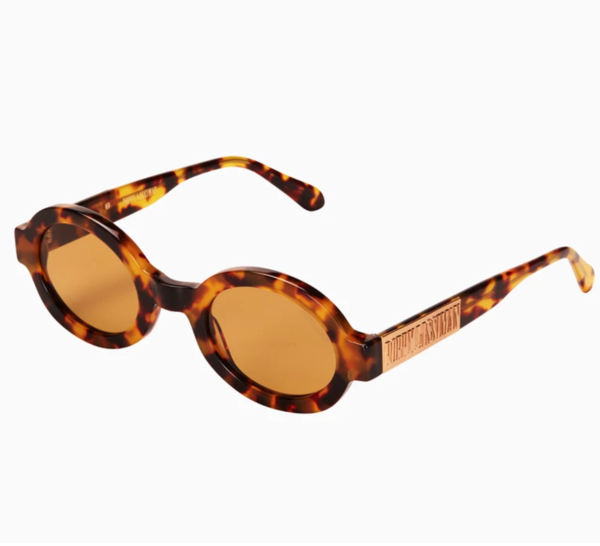 Poppy Lissiman Katsu Sunglasses - Tortoiseshell | Garmentory display picture 3