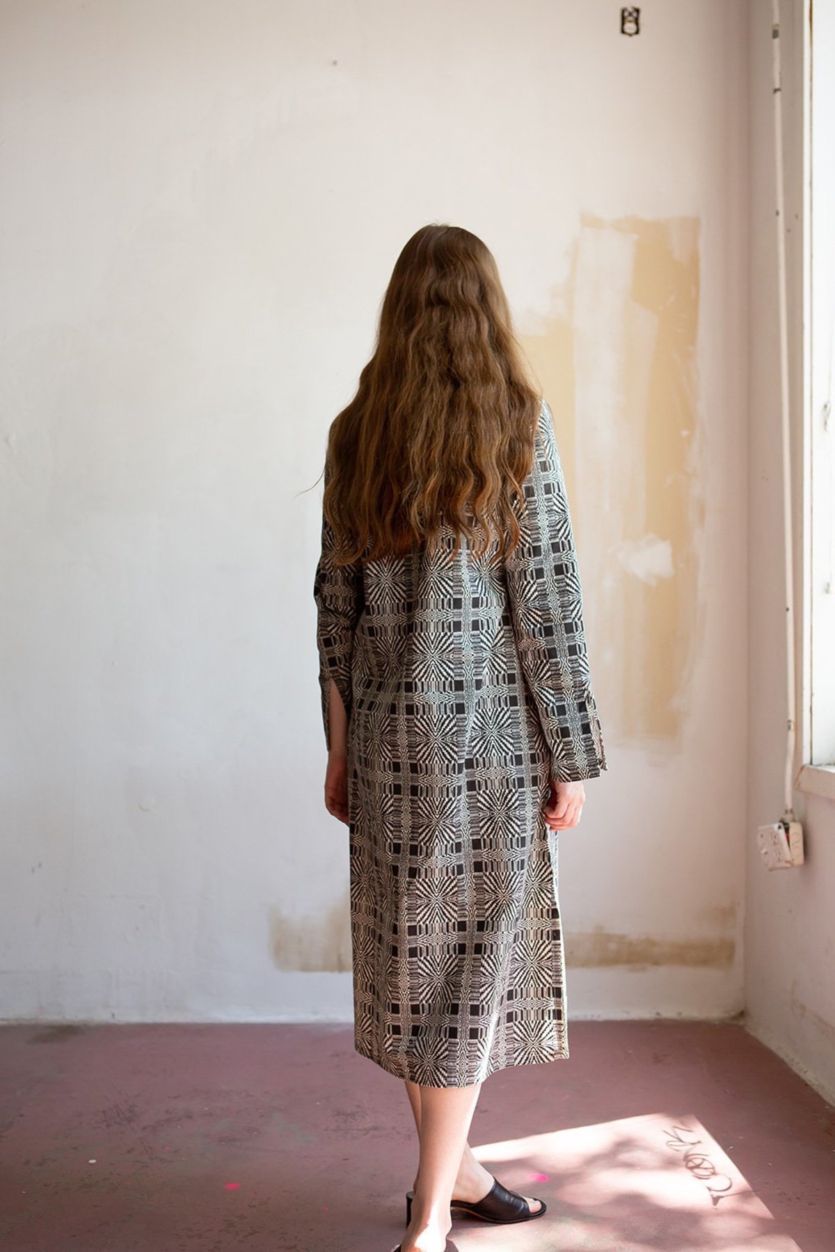 Erica Tanov Edgar Allan Poe Nava Dress - Natural/Black - Image 4 of 8