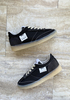 Maison Margiela MM6 Inside Out Court Sneaker - Black - Thumbnail 1