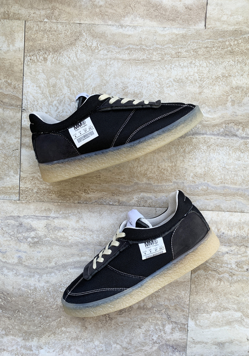 Maison Margiela MM6 Inside Out Court Sneaker - Black