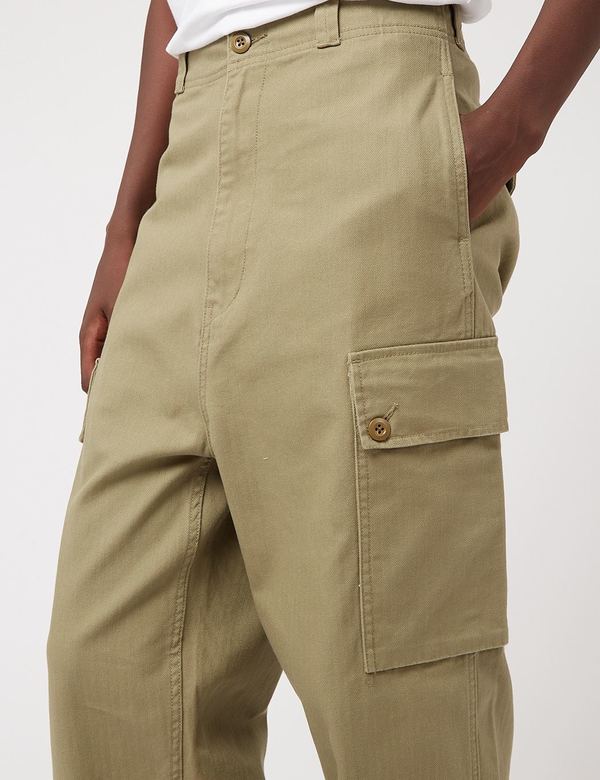 ナイジェルケーボンDUTCH PANT HERRINGBONE 38インチ Nigel Cabourn Dutch Pant Herringbone - US Green | Garmentory
