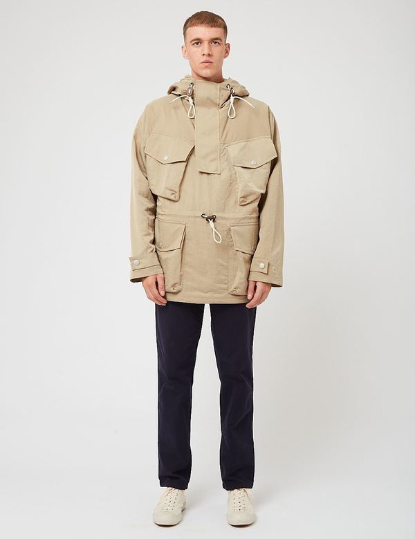 Nigel Cabourn Mountain Smock Jacket - Stone Beige | Garmentory