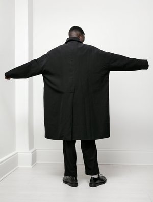 Casey Casey Mens Big Blobby Coat - Rough Black | Garmentory