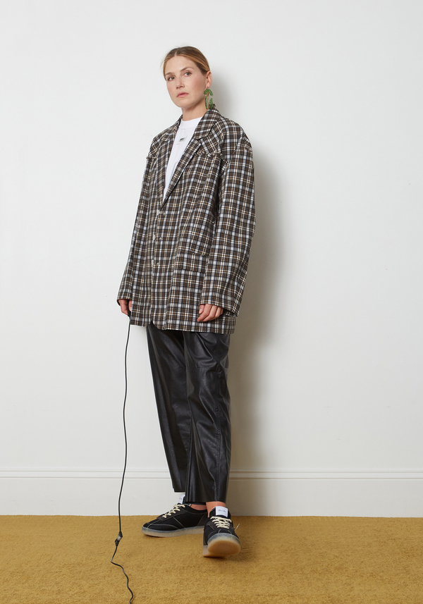 Tibi ティビ Oversized Checked Blazer S Tibi Costello Menswear Liam 