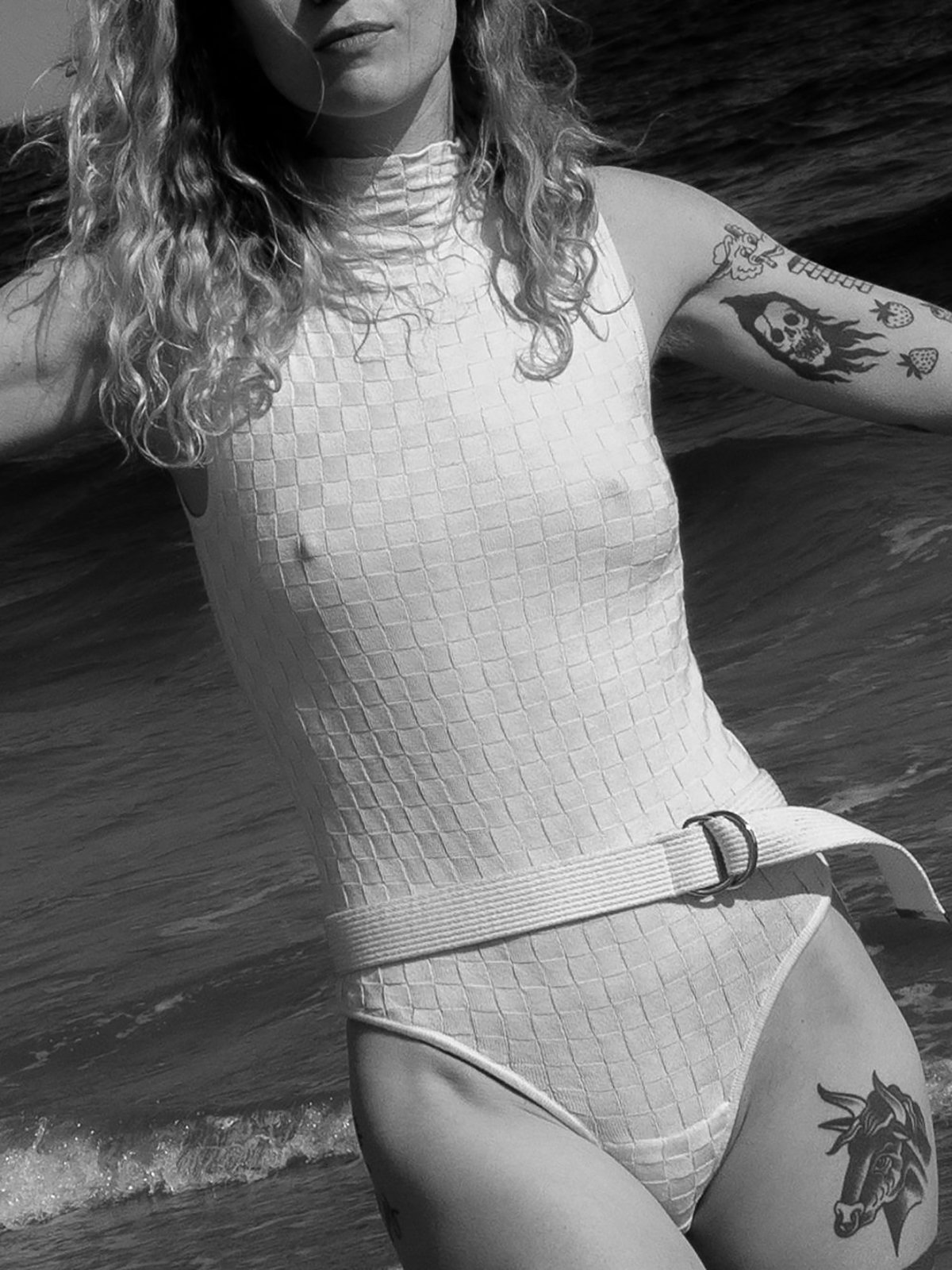 Ajaie Alaie Pragma Bodysuit - off white - Image 2 of 2