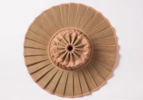 Lorna Murray Pleated Sun Hat - Natural/Pink - Thumbnail 1