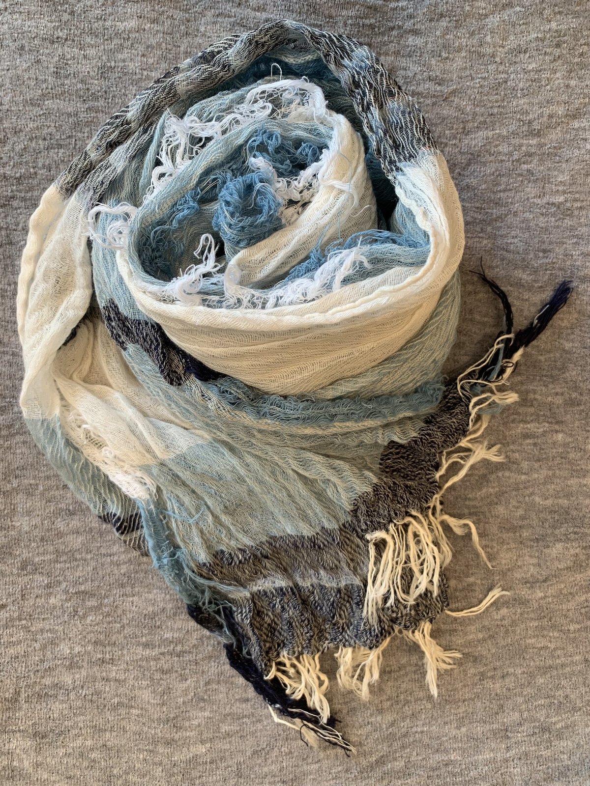 Cotton Scarf Roots Scarves Cotton Scarf Tamakii Niime Small 100