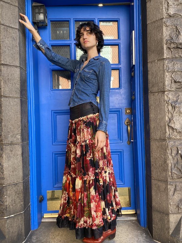 Vintage Gaultier Long Skirt | Garmentory