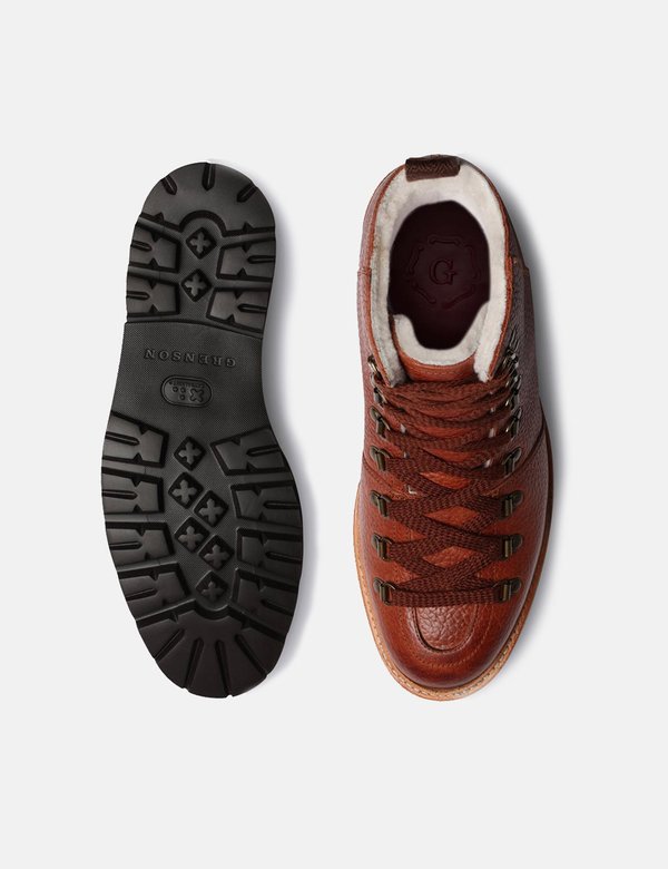 grenson brady boots tan