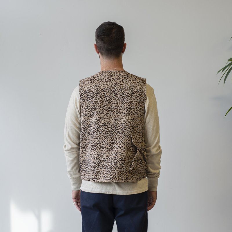 トップス Engineered Garments Cover Vest M Engineered Garments Cover Men's Vest Black 24F1C003-LZ002