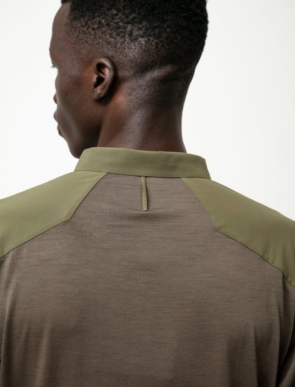 Veilance Frame LS Polo - Olive | Garmentory
