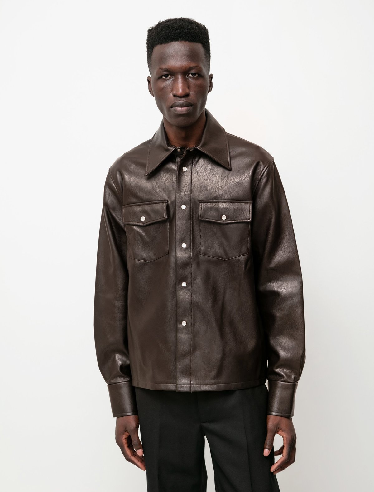 ジャケット・アウター Sefr Matsy Faux-leather Jacket Sefr Green Faux-Leather Matsy Jacket Séfr