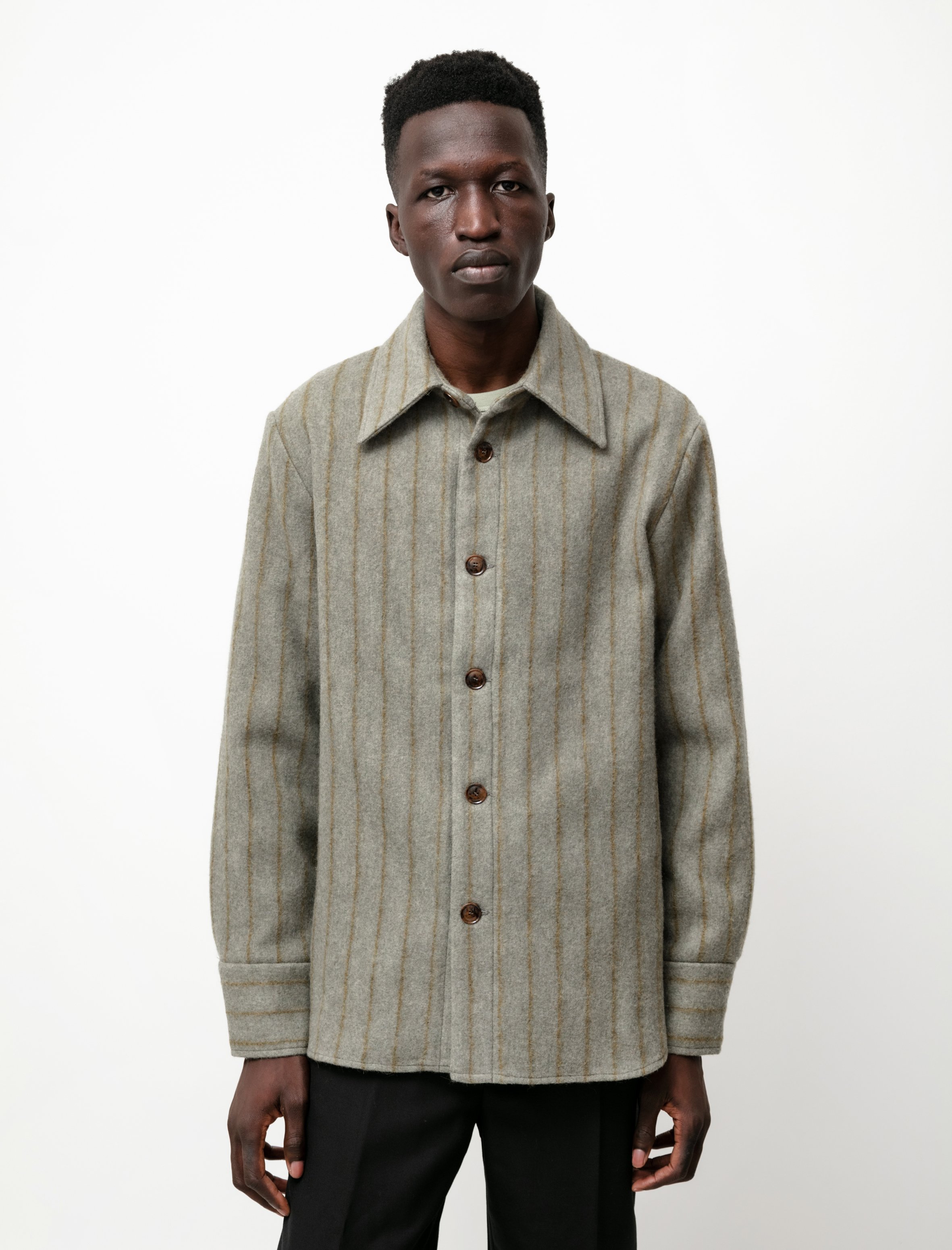 Sefr Mille Overshirt - Abalone Stripe | Garmentory