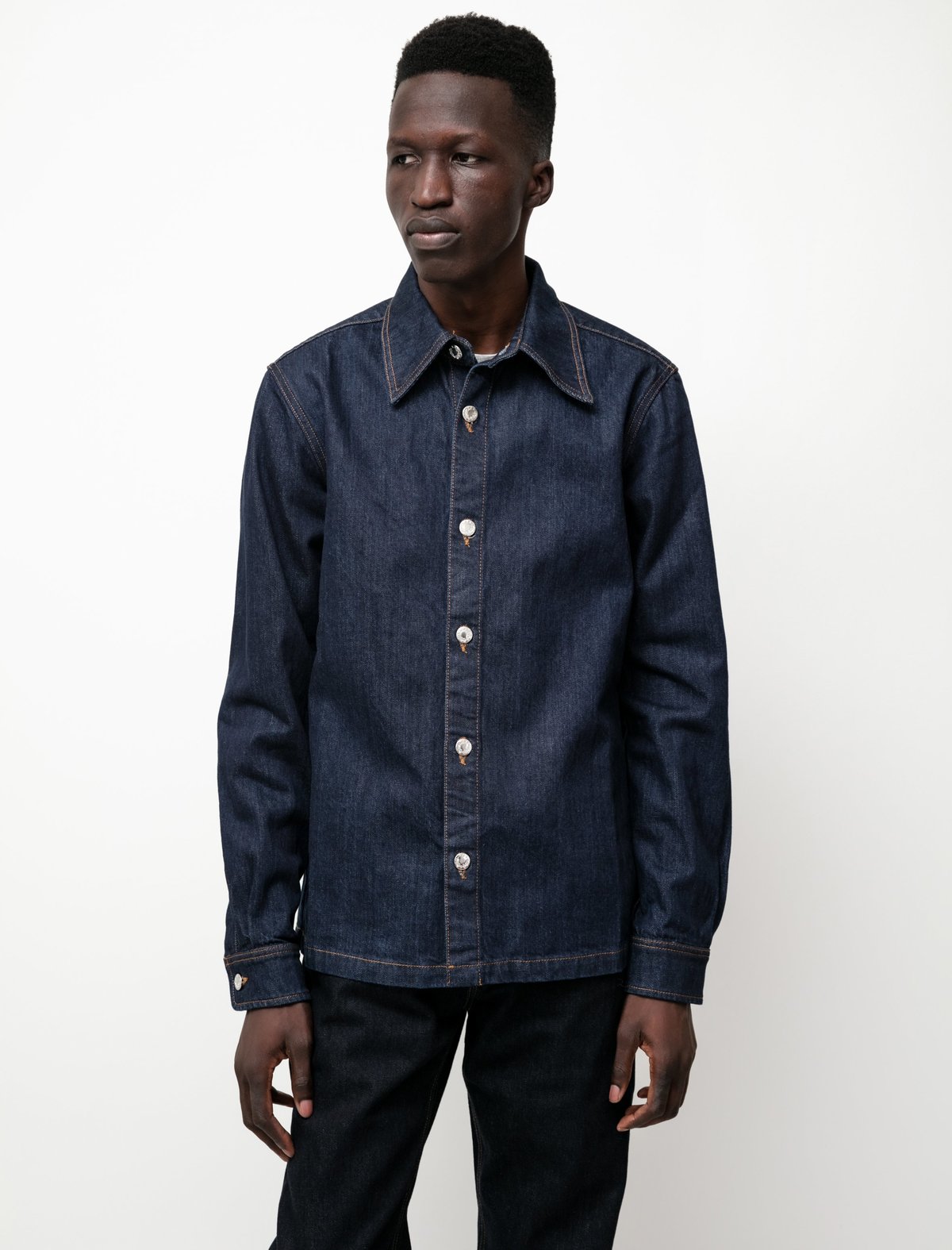 Sefr Palak Denim Shirt | Garmentory