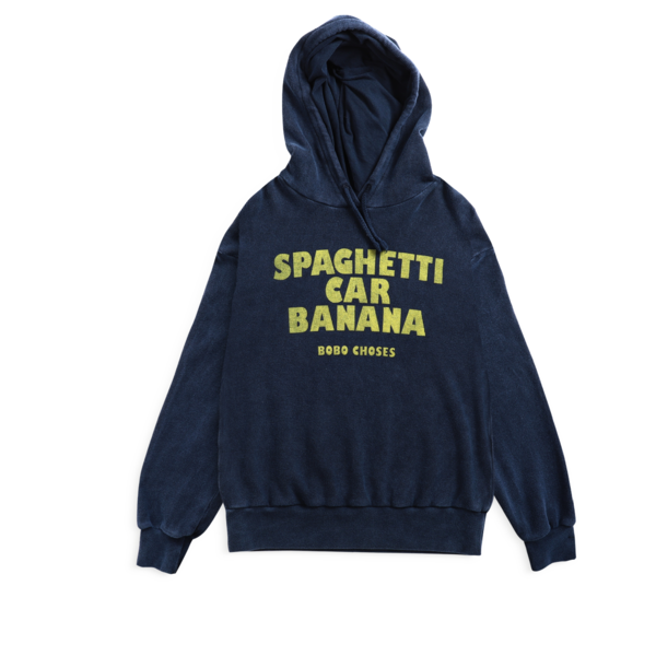 Spaghetti Car Banana Hooded Sweatshirt on Garmentory