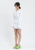Danielle Guizio Oversized Shirting Corset Dress - White - Thumbnail 4