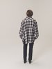 TAKAHIROMIYASHITA The Soloist. Flannel Side Back Zip Not Work Shirt - Black Ombre Plaid - Thumbnail 2