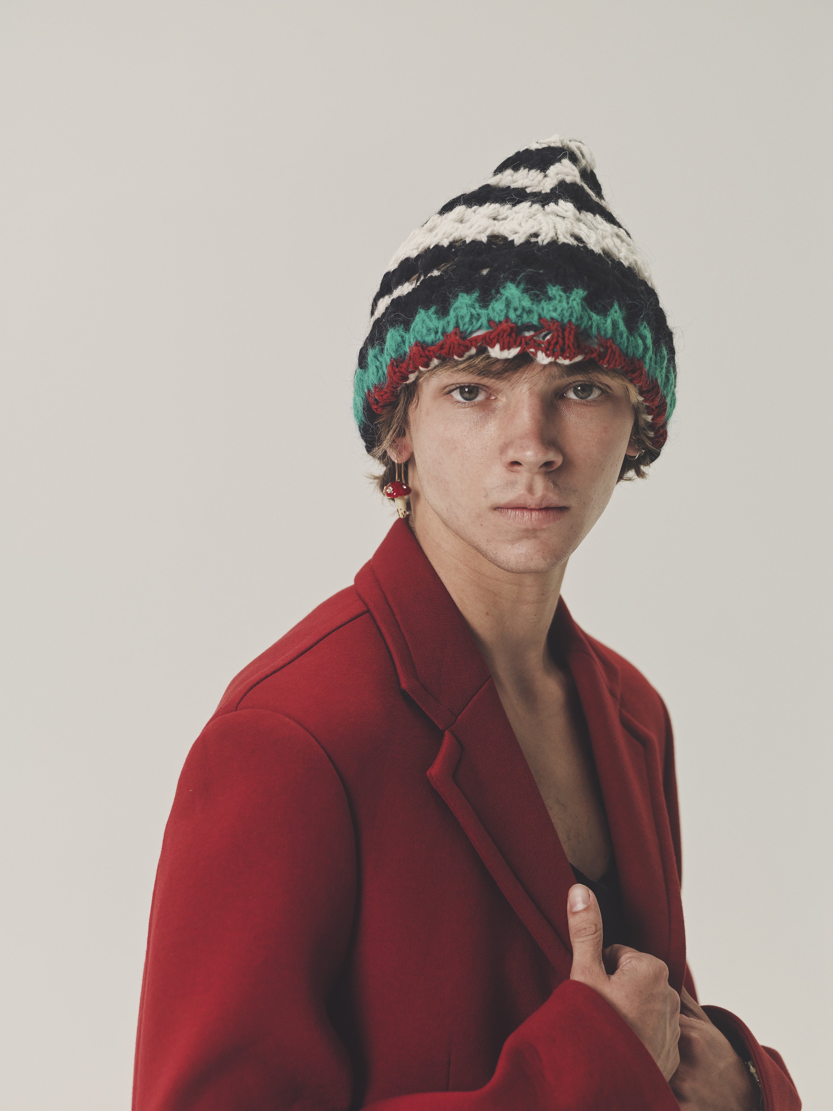 Marni Oversized Chunky Crochet Beanie | Garmentory
