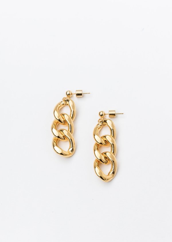 DEPARTMENT Gold Chain Earring - Gold