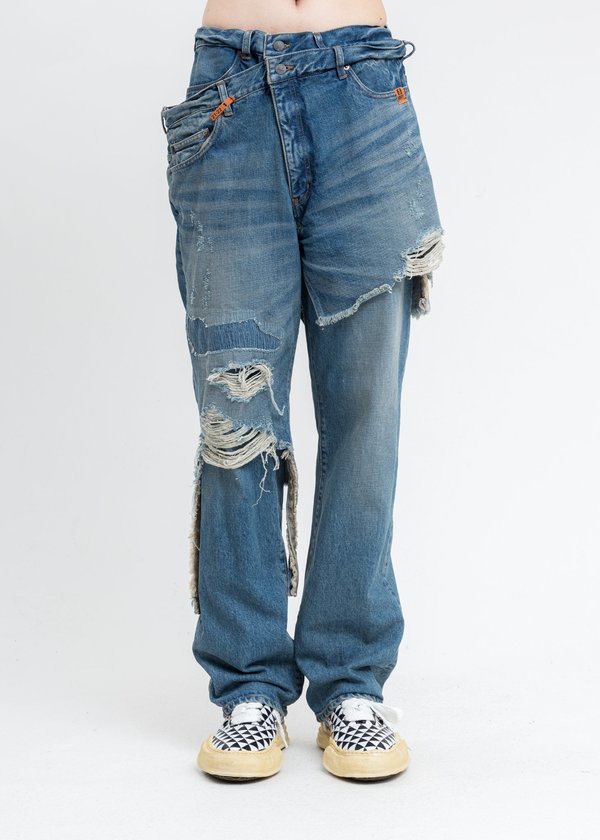 MIHARA YASUHIRO｜JEANS (I13PT023 INDIGO) Maison MIHARA YASUHIRO ONLINE STORE（ミハラヤスヒロ