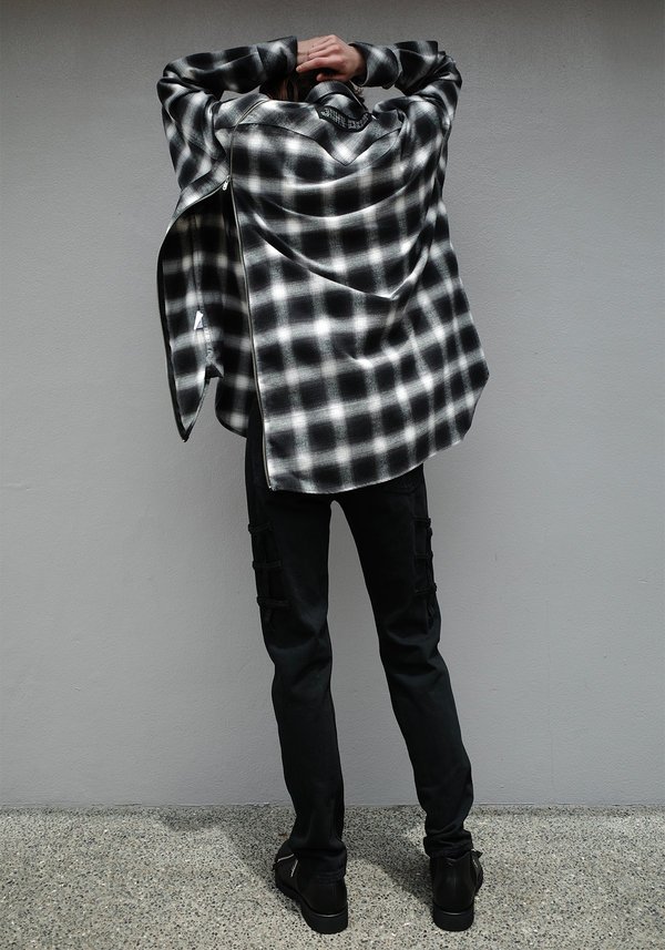 TAKAHIROMIYASHITA The Soloist. Bondage Pocket Front Zipper Upcycled Vintage Denim