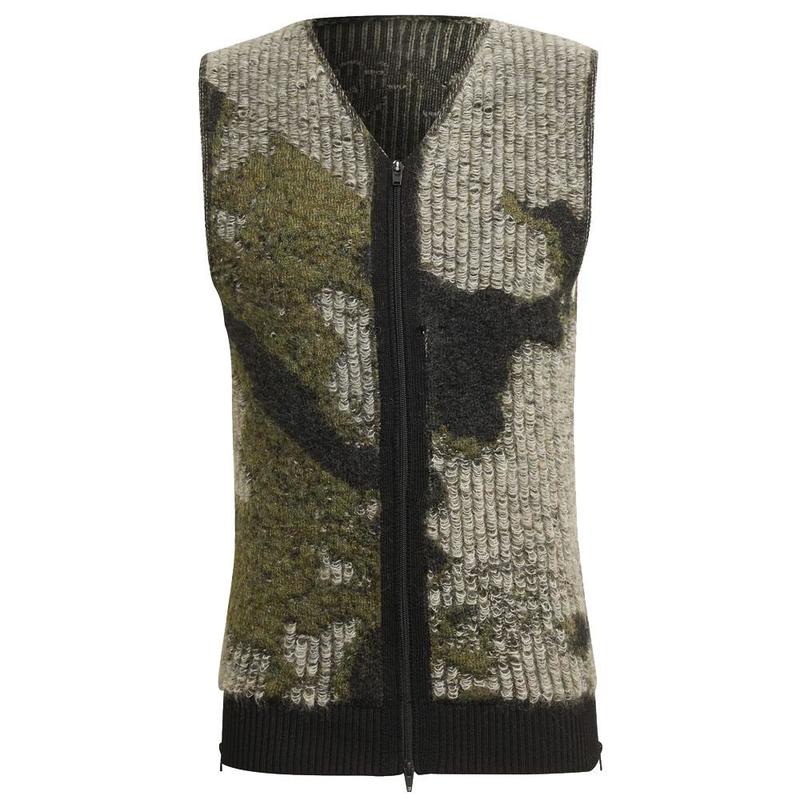 Adidas Y-3 Camo Knit Vest - Multicolor/Shadow Green | Garmentory